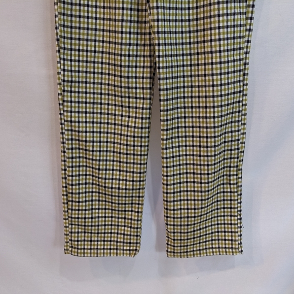 Brandy Melville Green and Black Plaid Tilden Pants Size Small - Picture 6 of 11